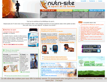 Tablet Screenshot of nutri-site.com